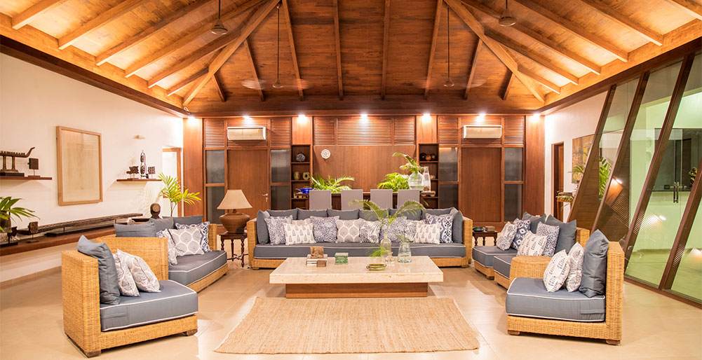 Villa Beira Mar - Living area design